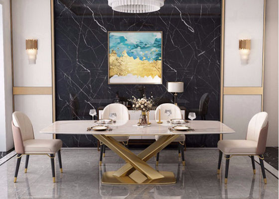 таблица столовой 130x80x77cm мраморная верхняя