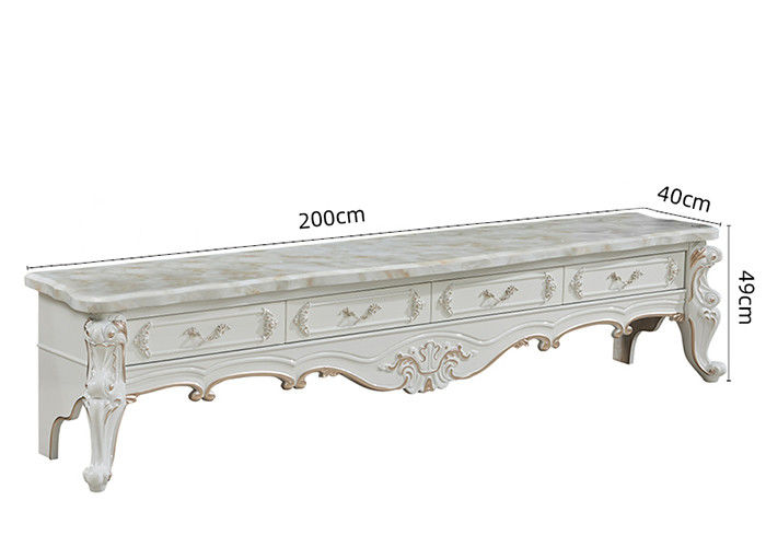 журнальный стол 220cmx40cmx49cm мраморный и блок ТВ