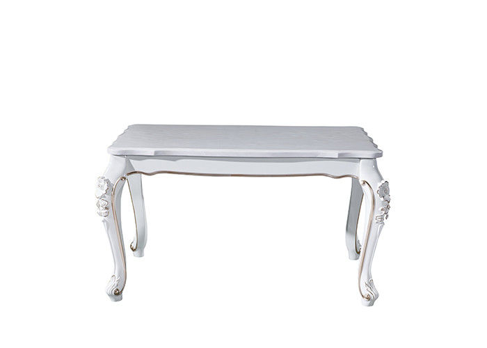 Обеденный стол европейской семьи 130x80x76cm стильный мраморный
