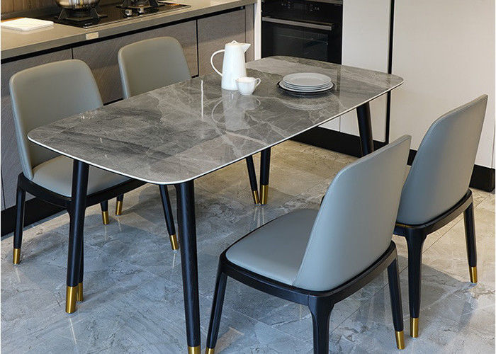 Обеденный стол семьи роскошный мраморный, мраморный обеденный стол Countertop