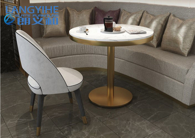 Обедающ Countertop искусственные 31 дюйм мраморизуют Odm таблицы круга